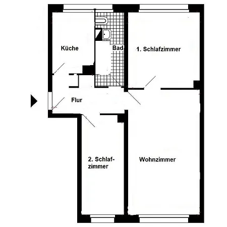 Gaestewohnung Heinrich-heine-strasse 8 *
